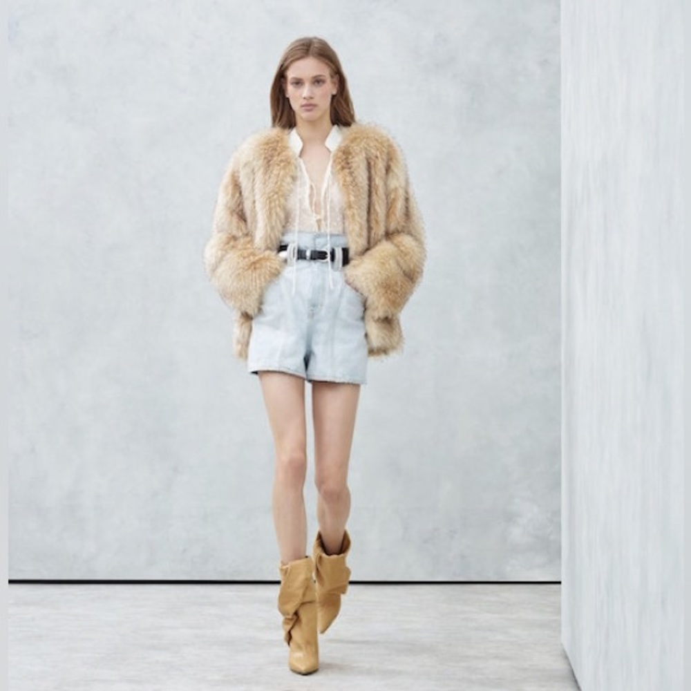 IRO 2019 FW faux fur coat